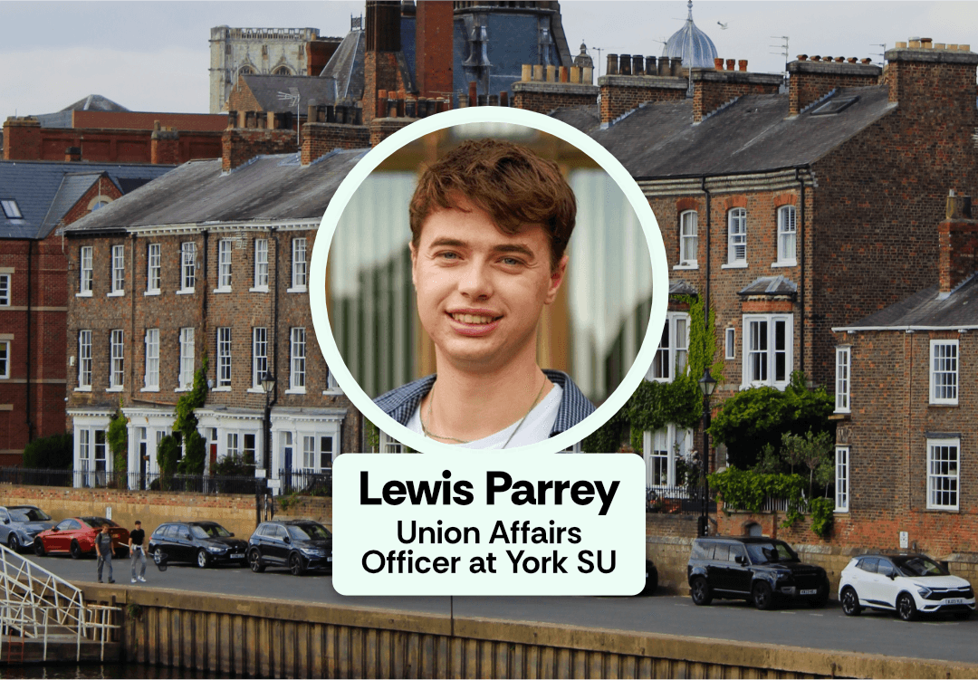Profile picture of Lewis Parrey, York SU Union Affairs Officer